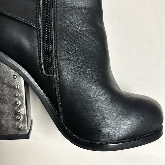 Jeffrey Campbell Lowrey Leather Metal Heel Boot - Picture 15 of 16